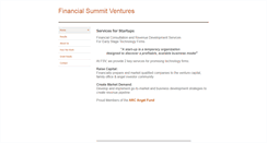 Desktop Screenshot of financialsummitventures.com